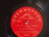 78rpm record GRAMMOPHON 78rpm record DER VOGELHANDLER / DER OBERSTEIGER (ZELLER) 25cms