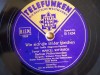 78rpm record TELEFUNKEN WIE SICH DIE BILDER GLEICHEN,UND ES BLITZEN DIE STERNE 25cms