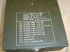 US ARMY BULB TUBE STORAGE METAL BOX BX-53-D SIGNAL CORPS PADDED