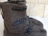 WINTER SNOW OVERBOOTS SWEDISH ARMY Size 2 FITS 44/45 boots GREY FELT