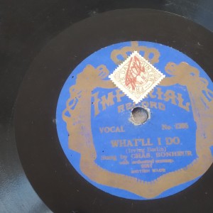 78rpm record IMPERIAL WHAT'LL I DO / WHERE THE LAZY DAISIES GROW Rothery Chas 25cms