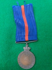 GREEK ARMY WWII MEDAL WITH RIBBON