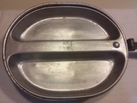 DOUBLE MESS CANS US ARMY WWII 1942