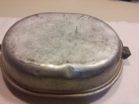 DOUBLE MESS CANS US ARMY WWII 1942