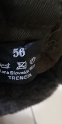 FUR WΙΝΤΕR CAP SLOVAKIAN ARMY USHANKA NEW COND. Size 56 WITH DRAW STRING