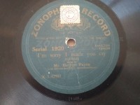 Δισκος 78 στροφων SHELLAC 78rpm Sorry I Made You Cry / Bells of St Mary's, Herbert Payne 25cms