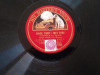 78rpm record Songs My Mother Tought Me,Dvorak, R.Ponselle,Since First I Met Thee 25cms